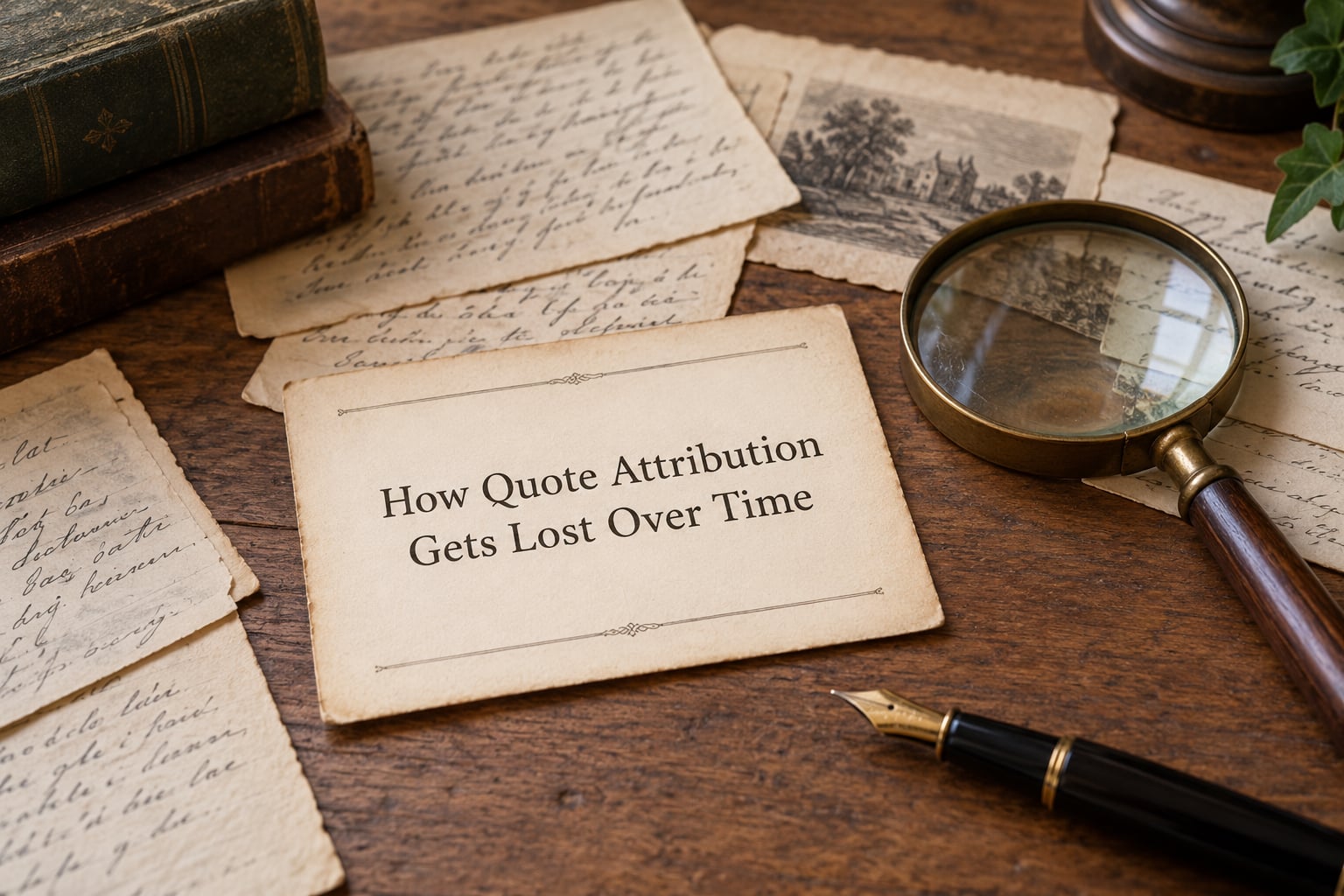 How Quote Attribution Gets Lost Over Time