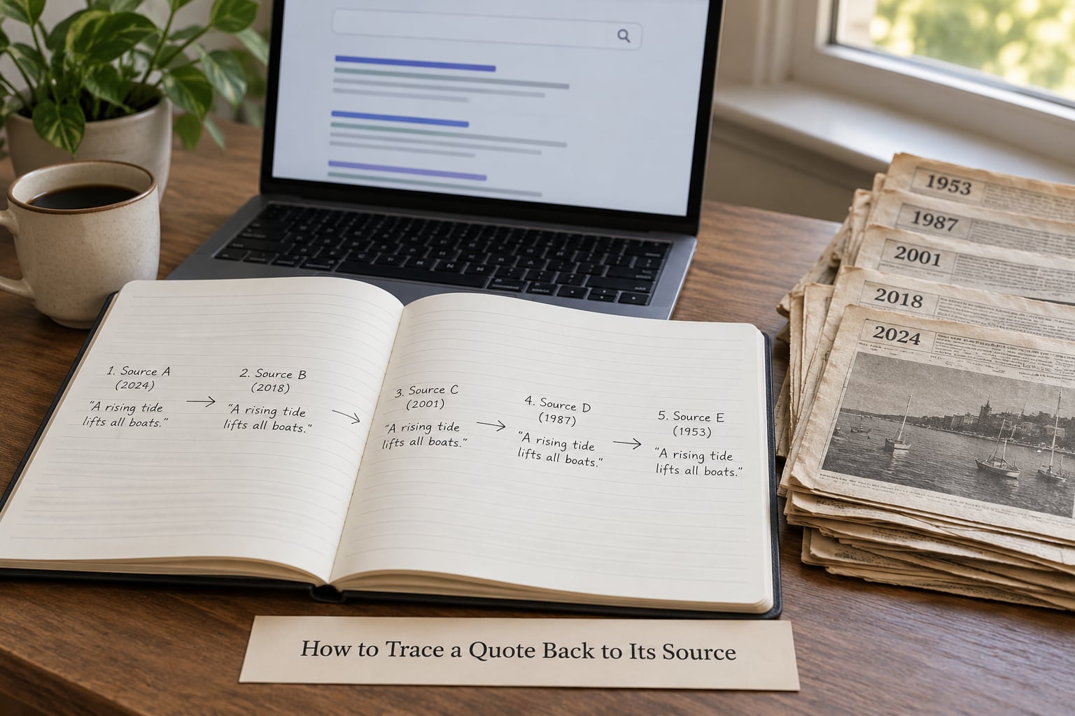 How to Trace a Quote Back to Its Source