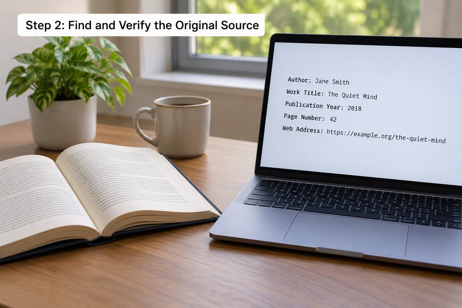 Step 2: Find and Verify the Original Source