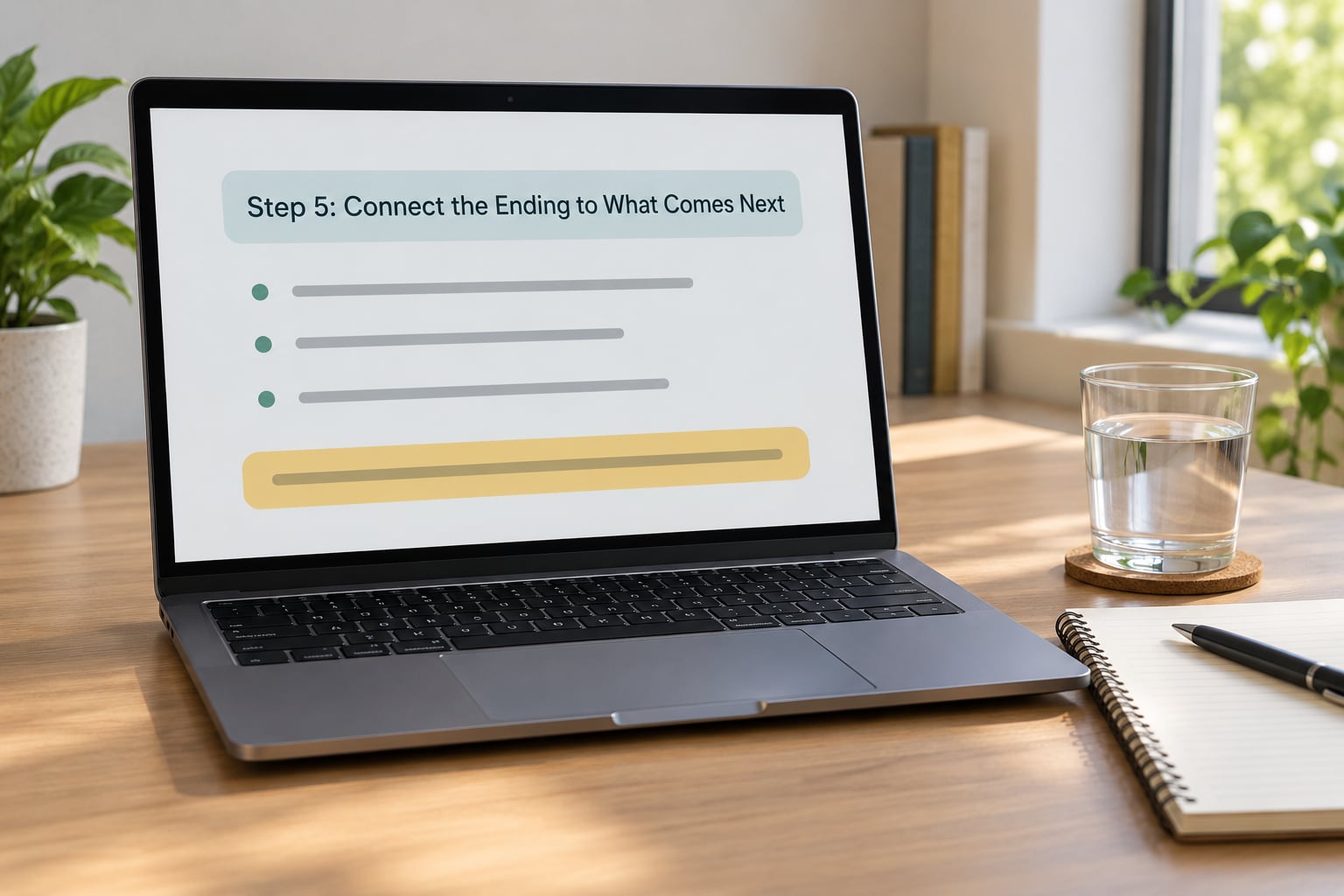 Step 5: Connect the Ending to What Comes Next