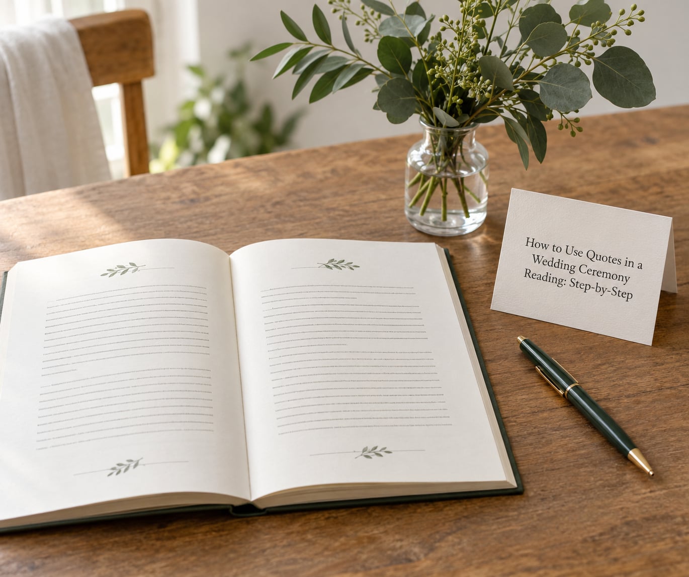 How to Use Quotes in a Wedding Ceremony Reading: Step-by-Step