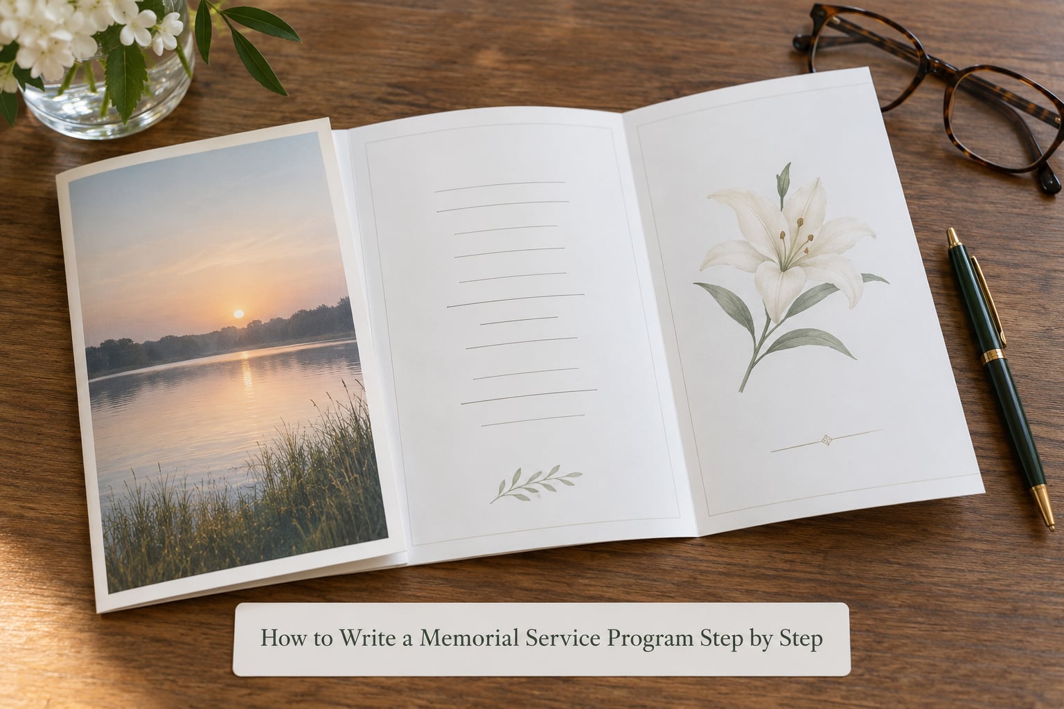 How to Write a Memorial Service Program Step by Step
