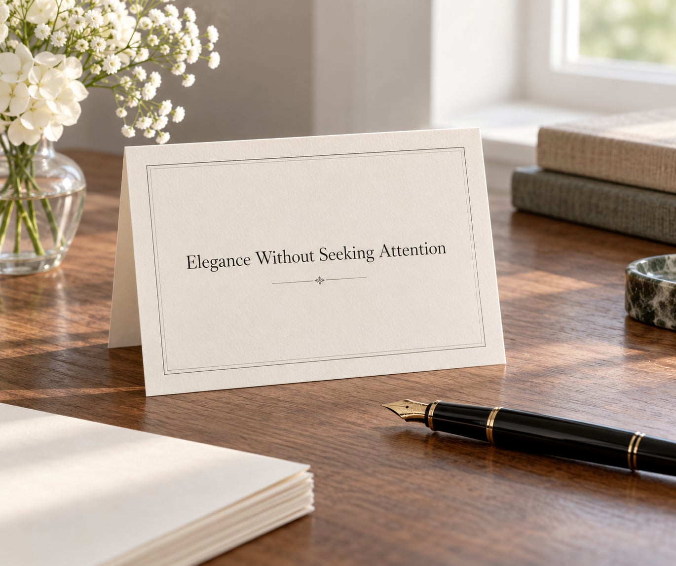 Elegance Without Seeking Attention