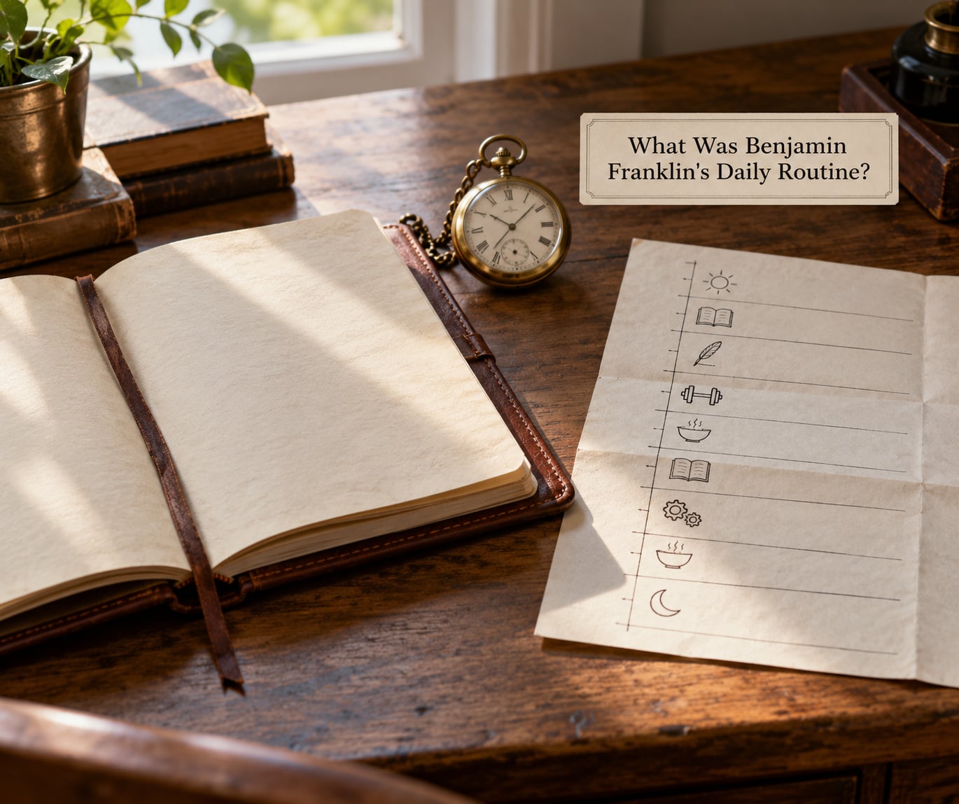 What Was Benjamin Franklin's Daily Routine?