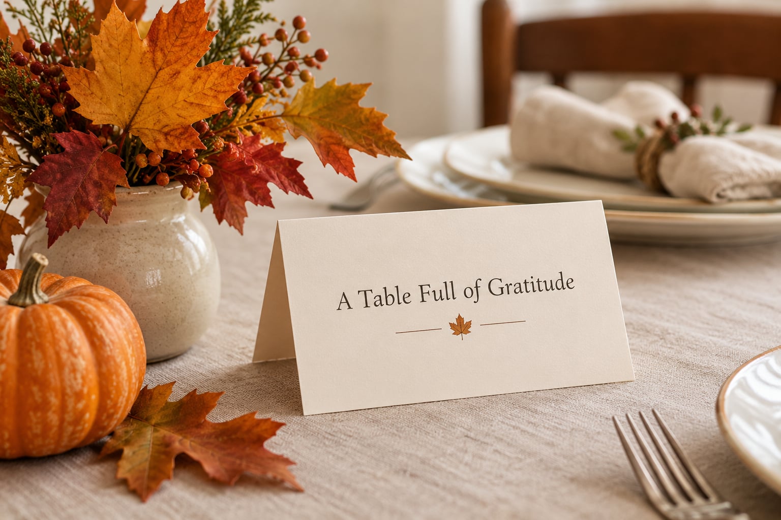 A Table Full of Gratitude