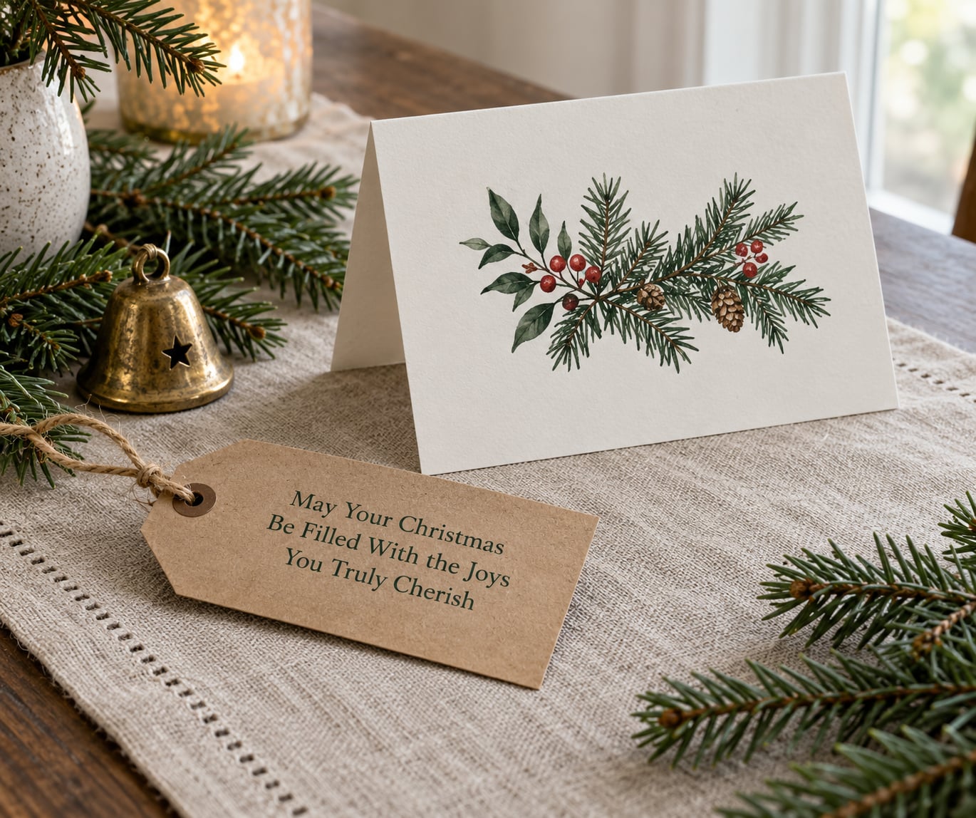 "May Your Christmas Be Filled With the Joys You Truly Cherish"