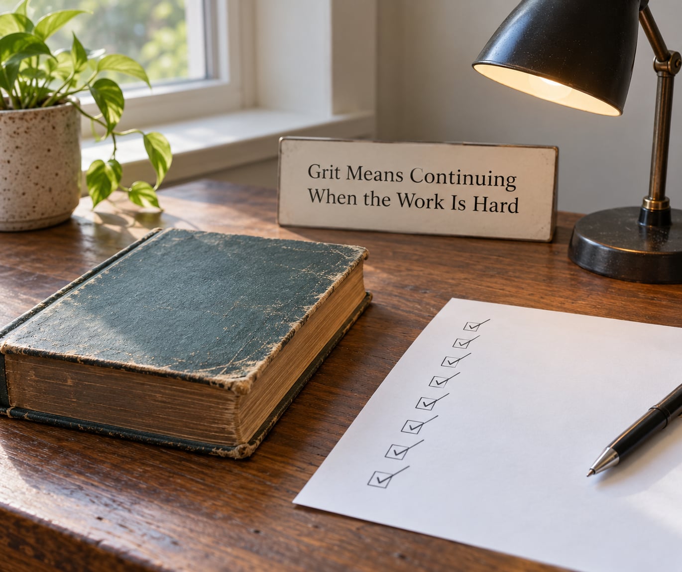 Grit Means Continuing When the Work Is Hard