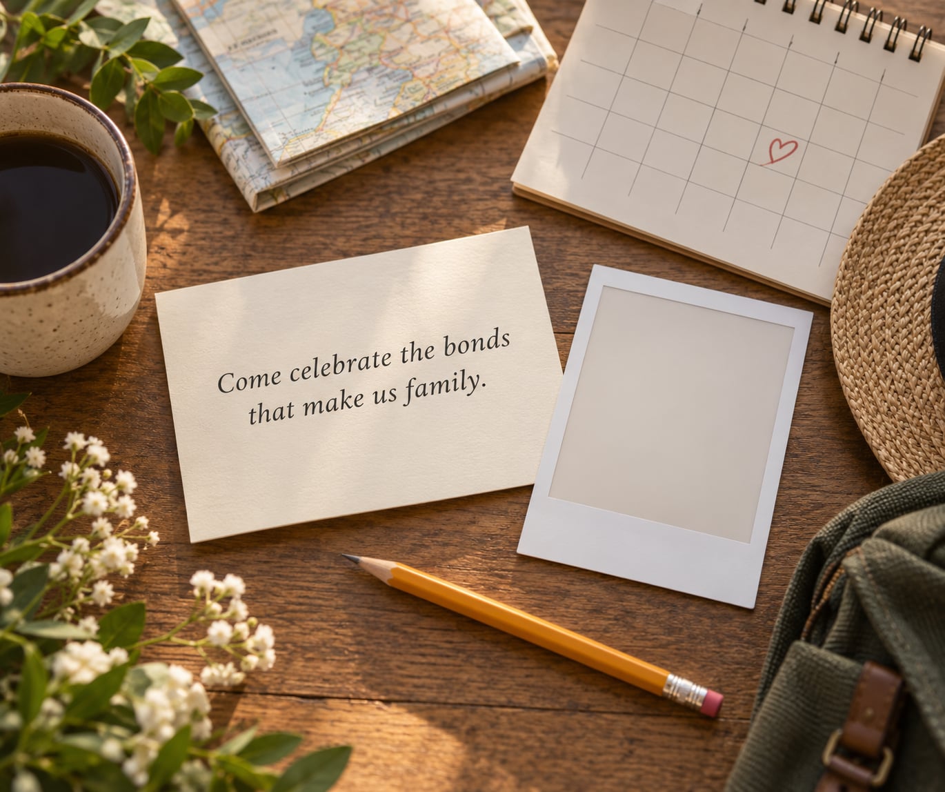 “Come celebrate the bonds that make us family.”
