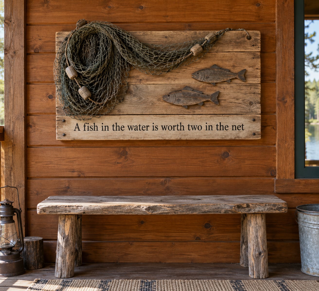 "A fish in the water is worth two in the net"