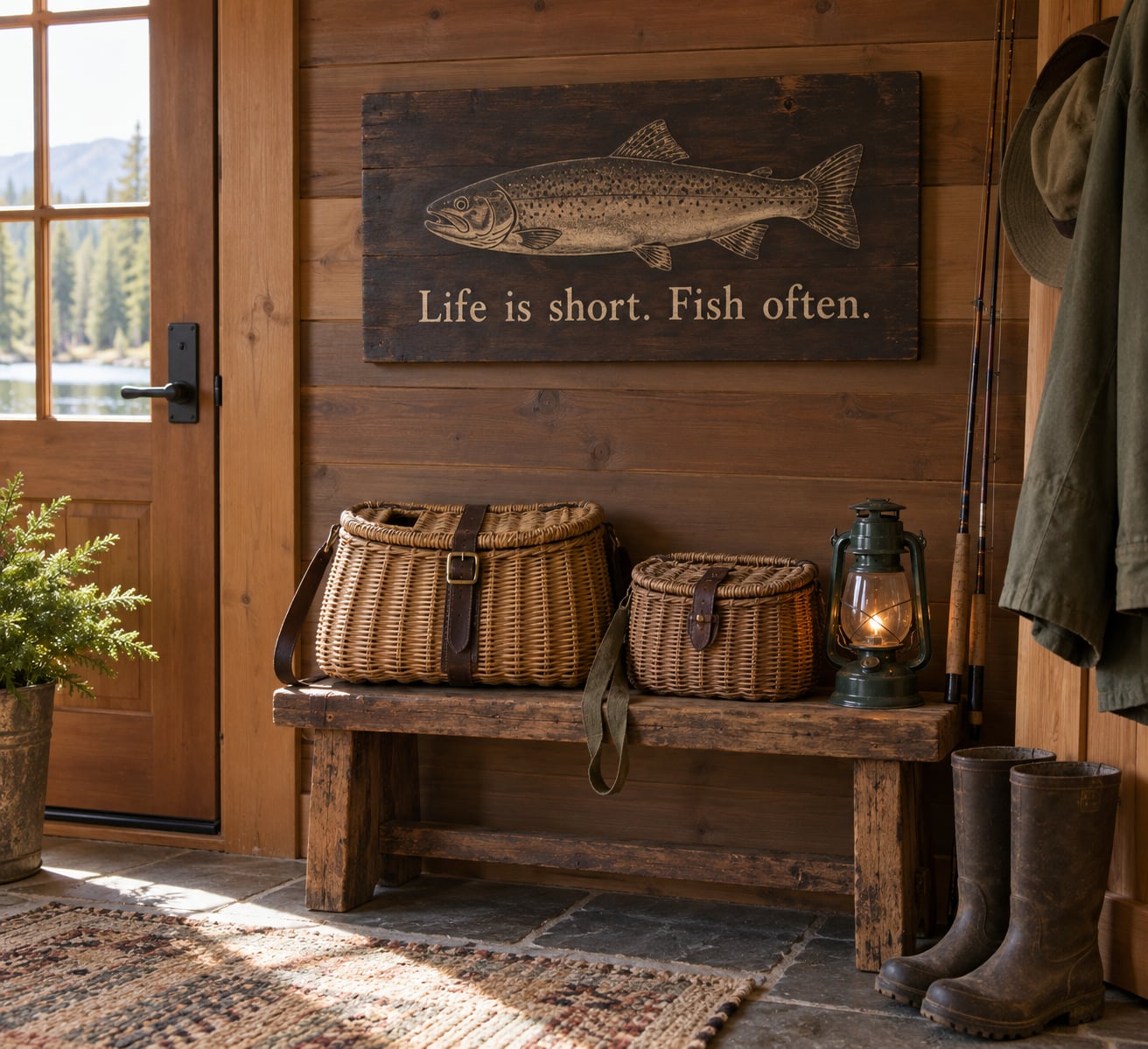 "Life is short. Fish often."