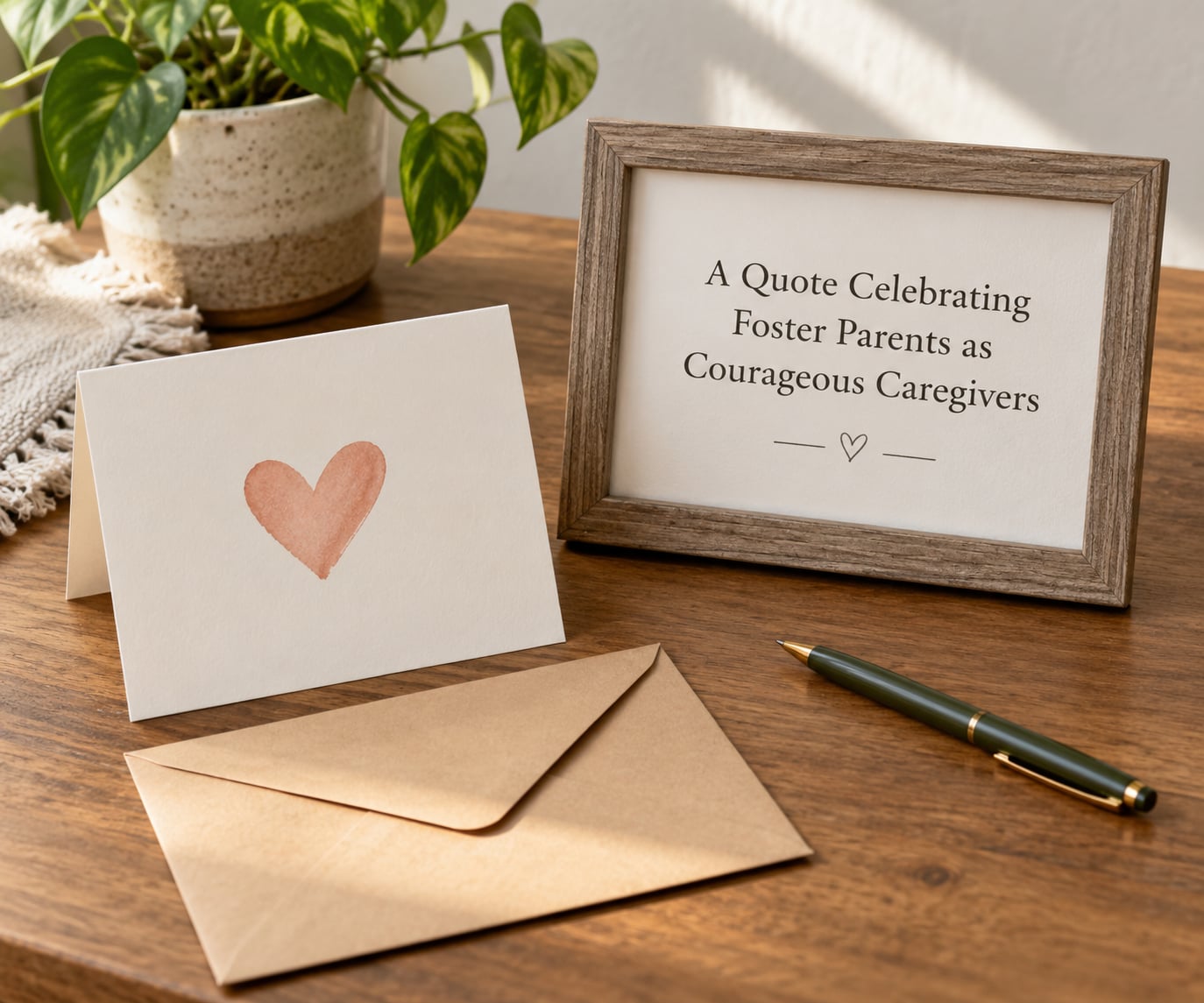 A Quote Celebrating Foster Parents as Courageous Caregivers