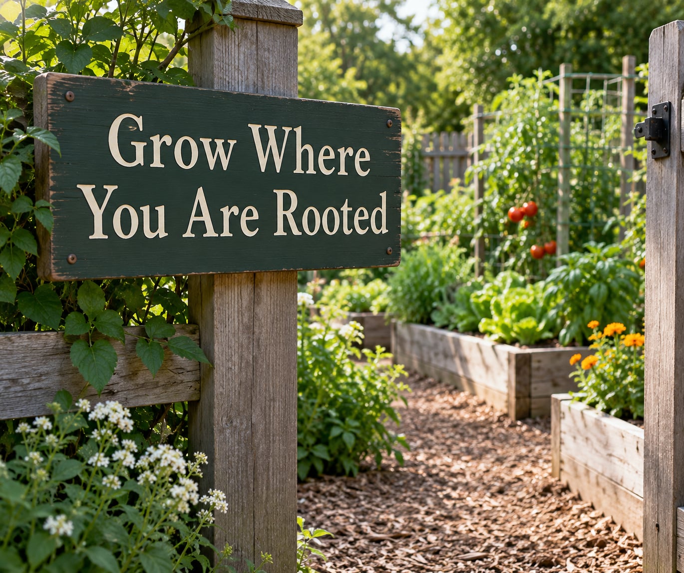 “Grow Where You Are Rooted”