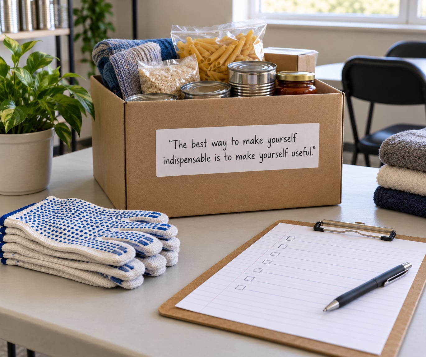 “The best way to make yourself indispensable is to make yourself useful.”