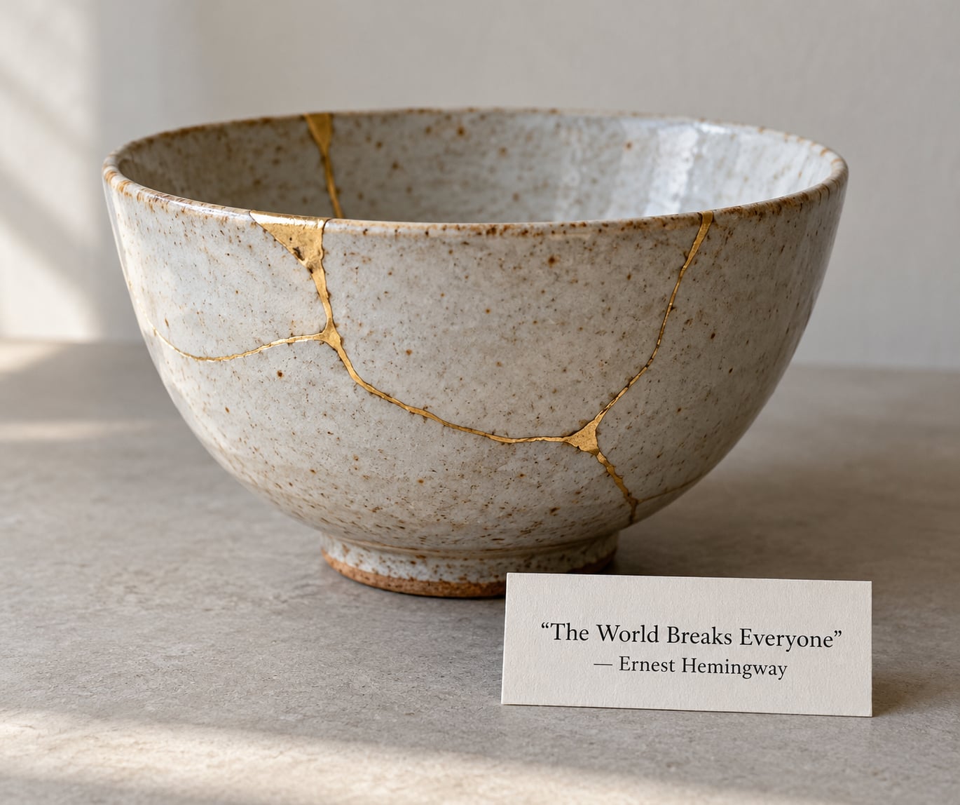 "The World Breaks Everyone" — Ernest Hemingway