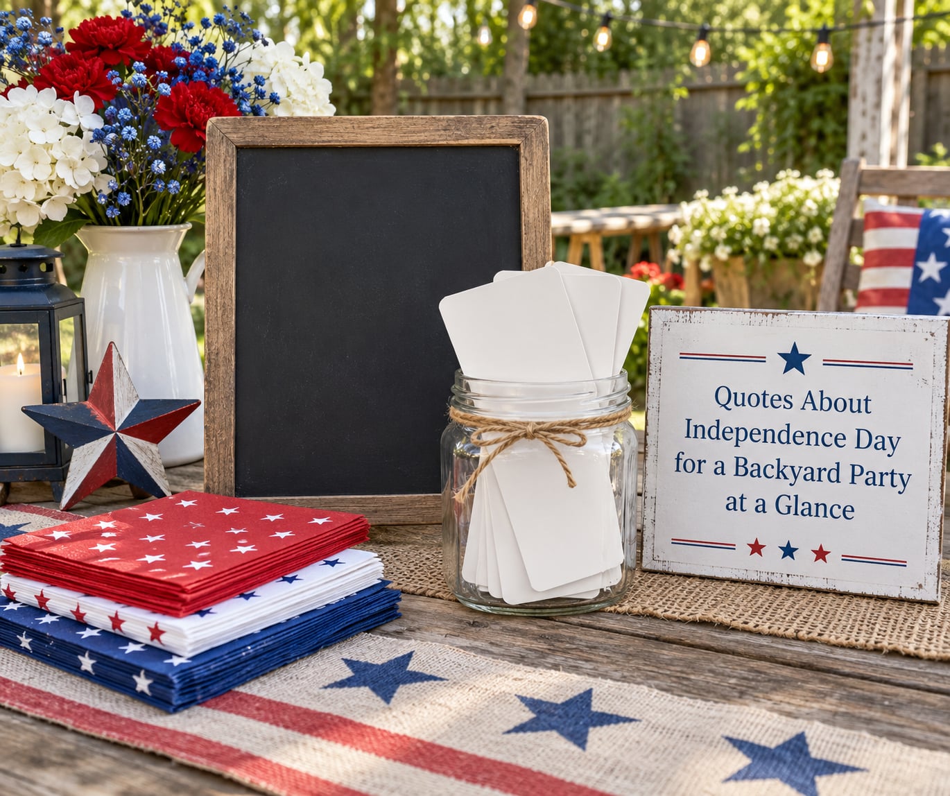 Quotes About Independence Day for a Backyard Party at a Glance