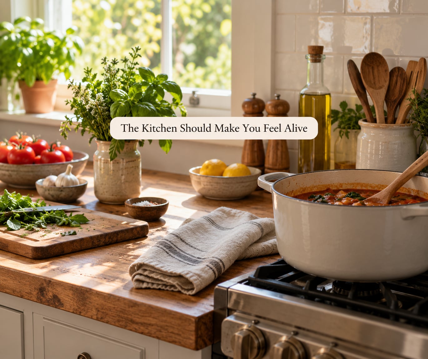 The Kitchen Should Make You Feel Alive