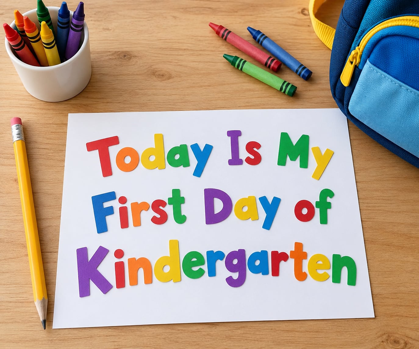 Today Is My First Day of Kindergarten
