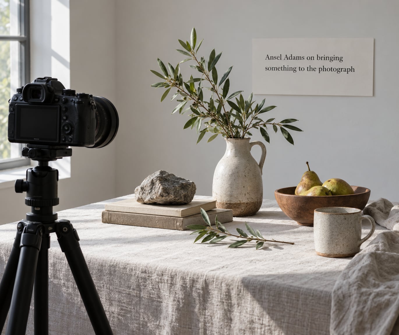 Ansel Adams on bringing something to the photograph