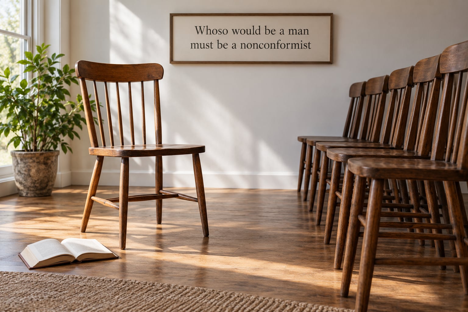 "Whoso would be a man must be a nonconformist"
