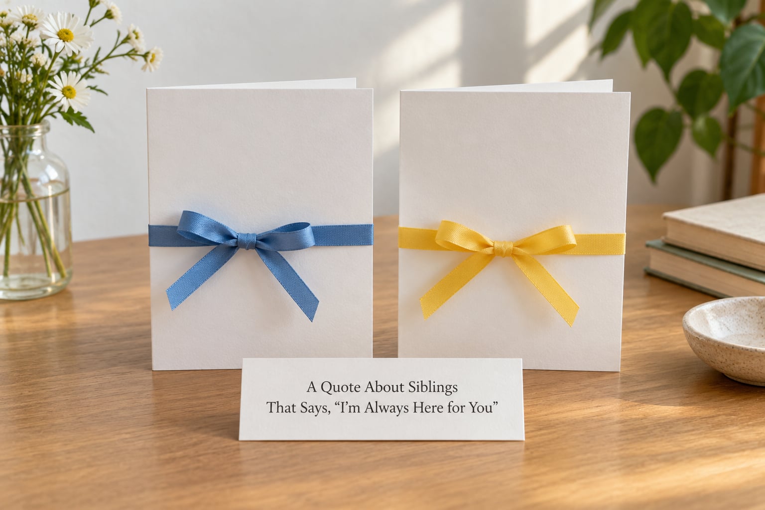 A Quote About Siblings That Says, “I’m Always Here for You”
