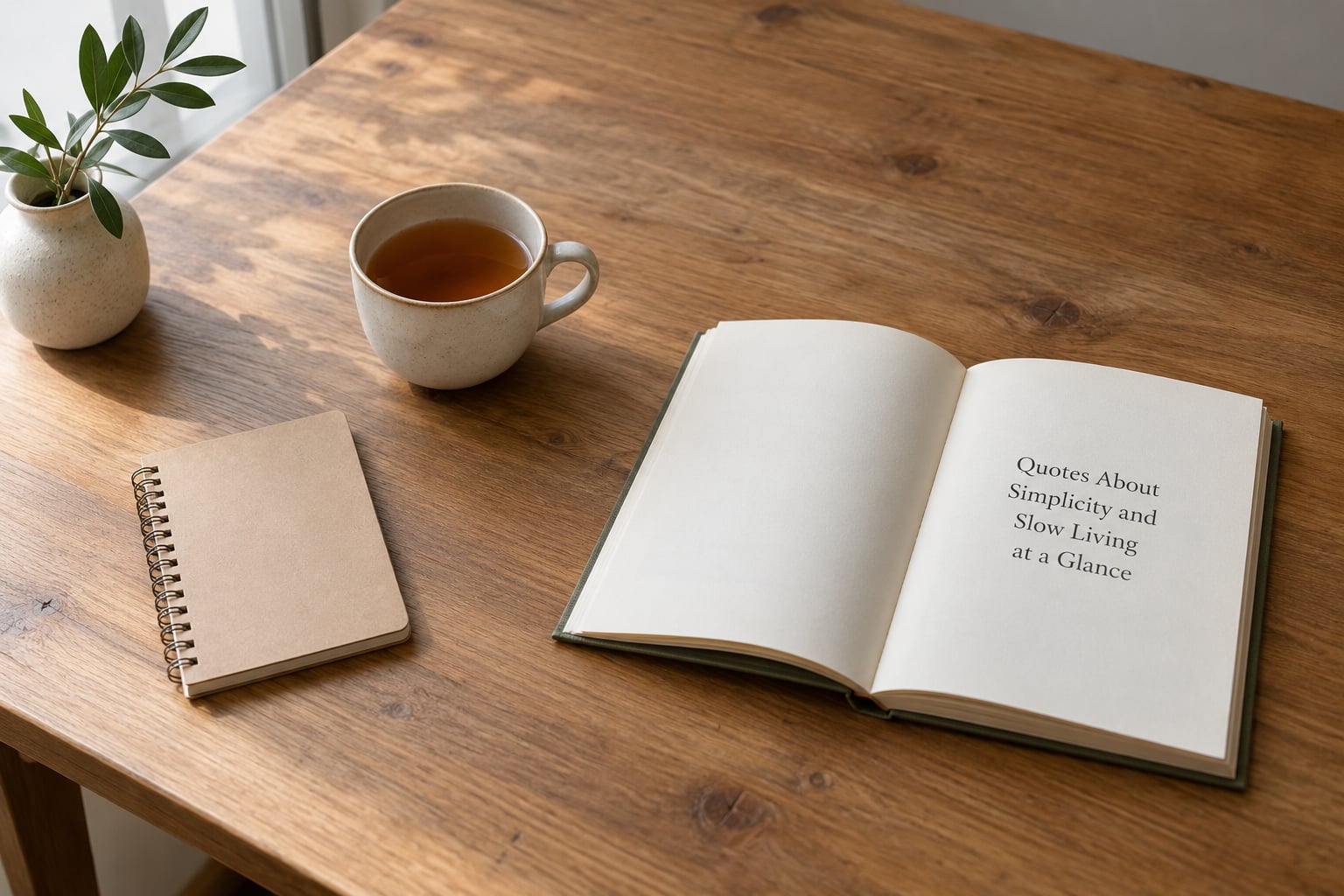 Quotes About Simplicity and Slow Living at a Glance