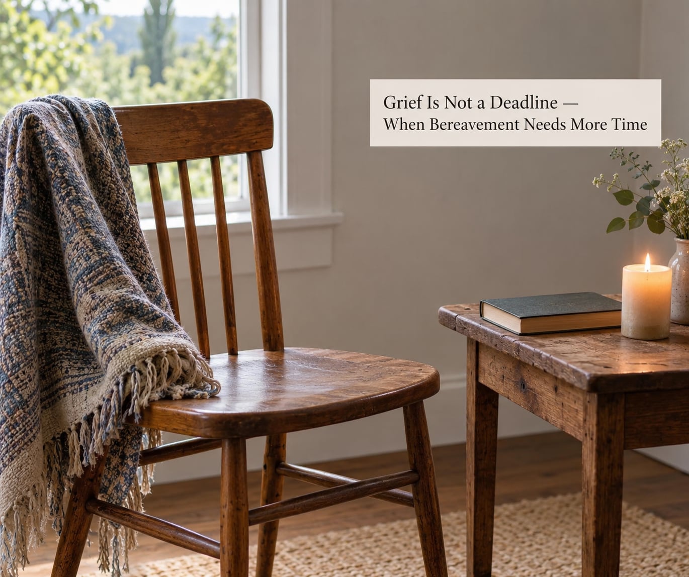 Grief Is Not a Deadline — When Bereavement Needs More Time