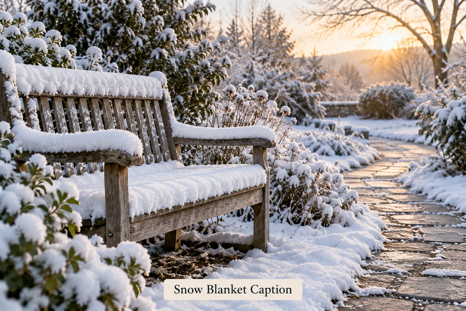 Snow Blanket Caption