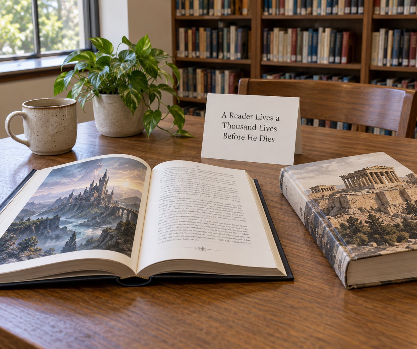 A Reader Lives a Thousand Lives Before He Dies