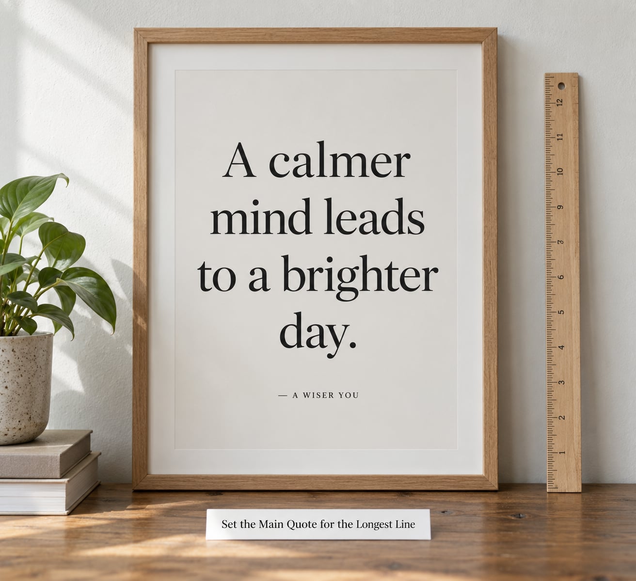 Set the Main Quote for the Longest Line