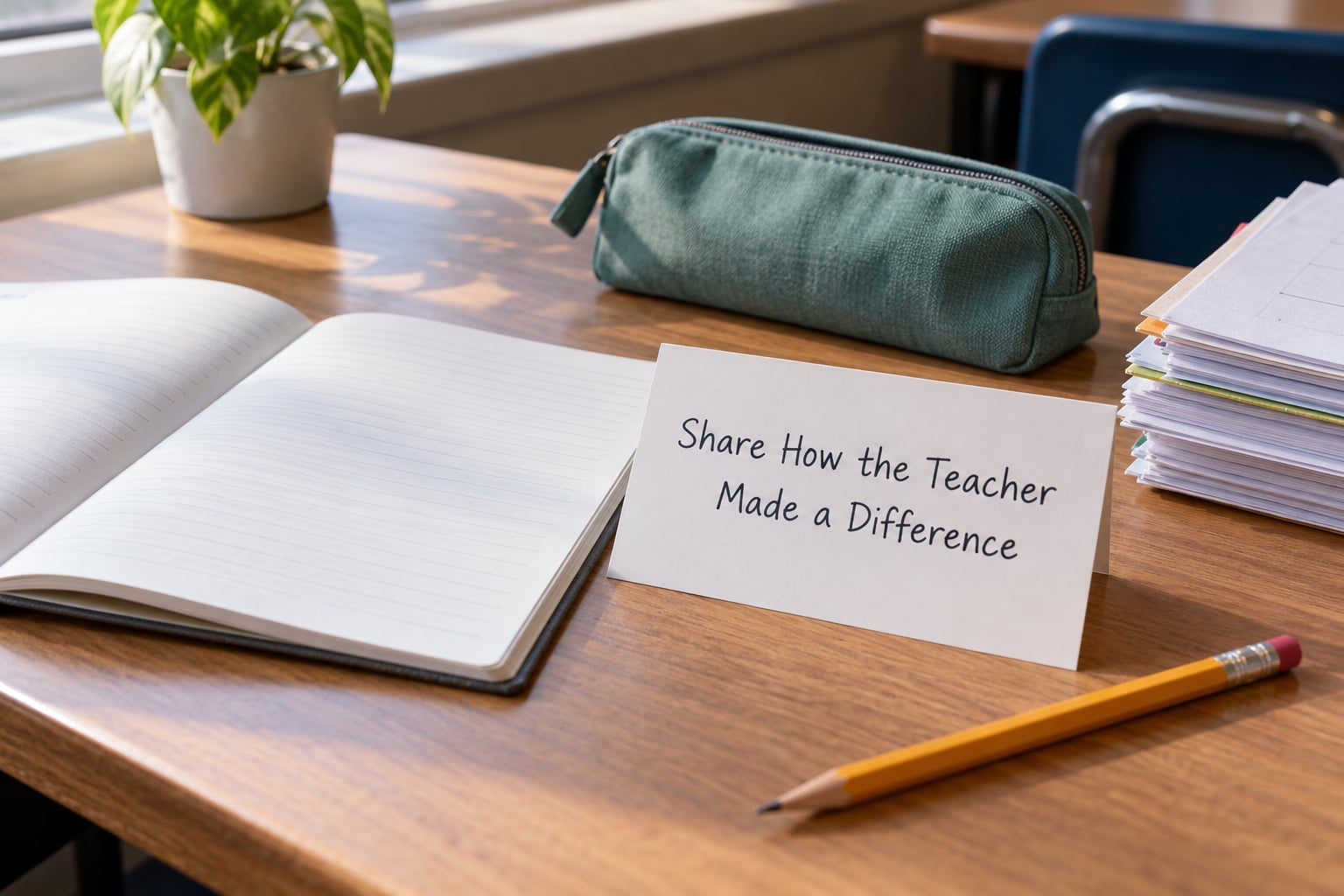 Share How the Teacher Made a Difference